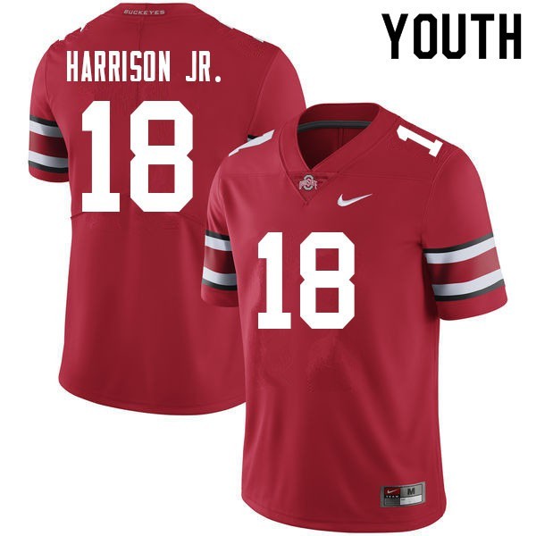 Ohio State Buckeyes Marvin Harrison Jr. Youth #18 For Limited Red College Football Jersey 2404YNJU5